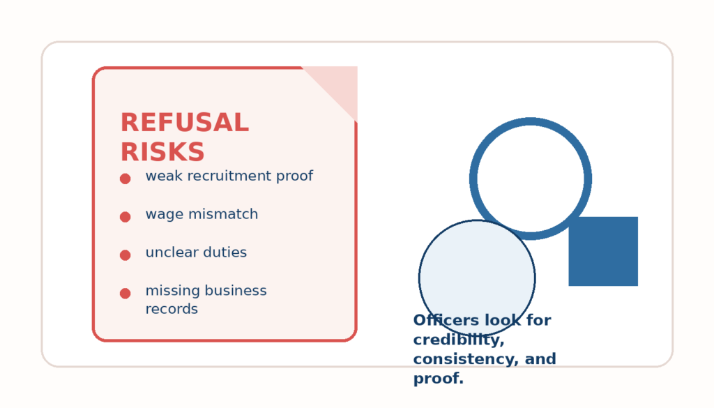 LMIA refused reasons