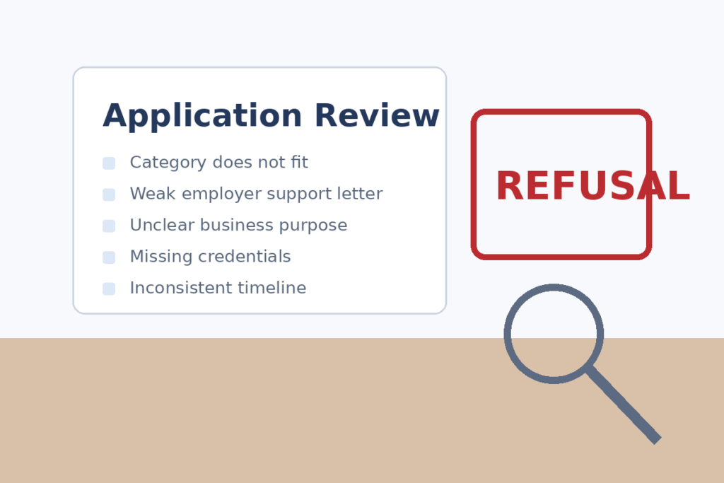 USMCA work permit refused